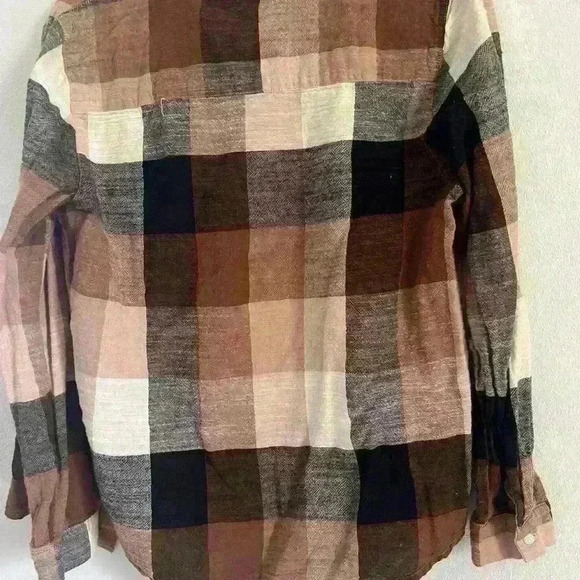 Women’s Adora Button Down Plaid Shirt S - Picture 3 of 3